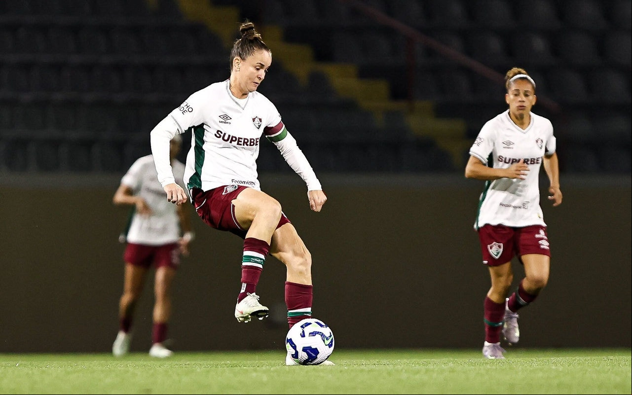 Cacau é uma das mais experientes do Fluminense feminino. (Foto: Rebeca Reis/Staff Images Woman/ CBF)