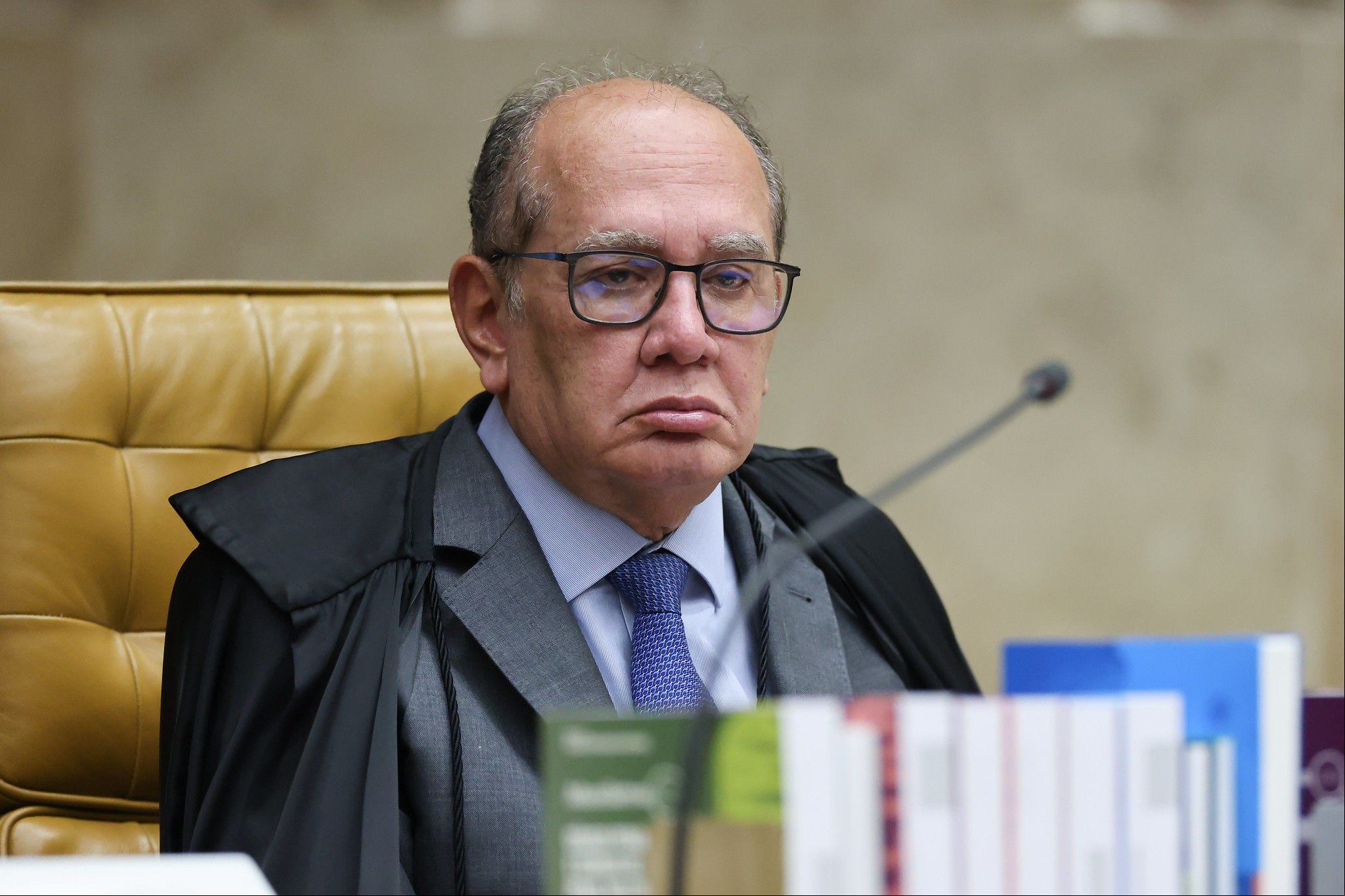 O ministro Gilmar Mendes (foto) foi o sétimo a votar, firmando maioria favorável à regulação; apenas André Mendonça abriu divergência até agora