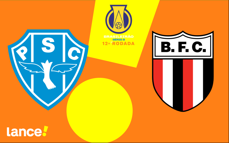 Paysandu e Botafogo-SP se enfrentam pela 12ª rodada da Série B (Arte: Lance!)